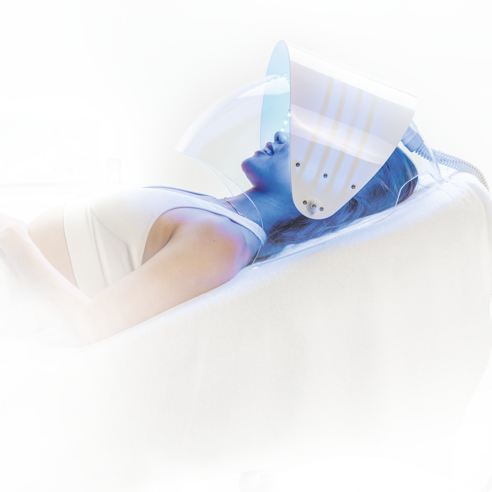 Negative Ion Hood restorative wellness session at WHOLE